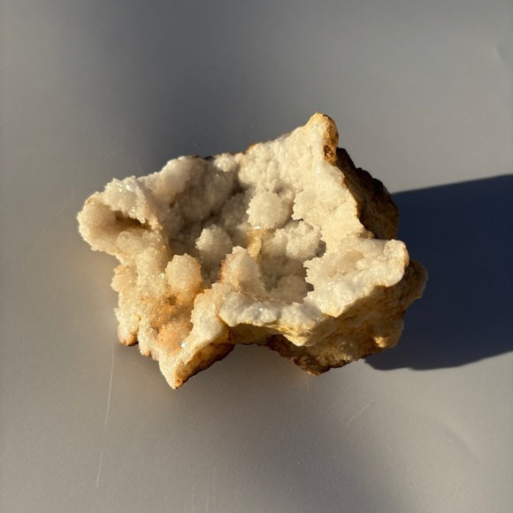 Natural White Quartz Geode Cluster | Sparkling Crystal Cave - Picture 3 of 6